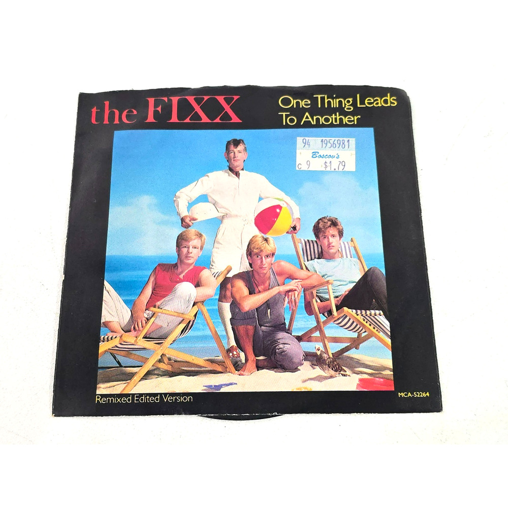 1983 The Fixx One Thing Leads To Another / Opinions 45 RPM Record Single